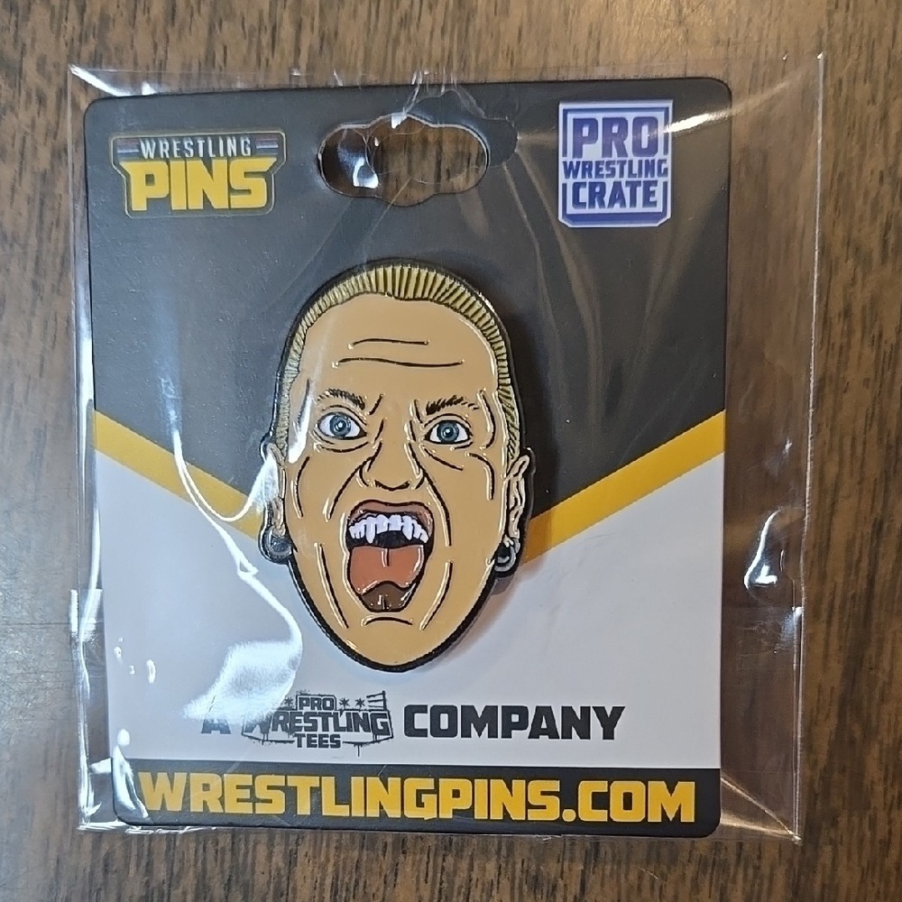 Pro Wrestling Crate Gangrel Collectible Pin, 2.5", New - Picture 2 of 5